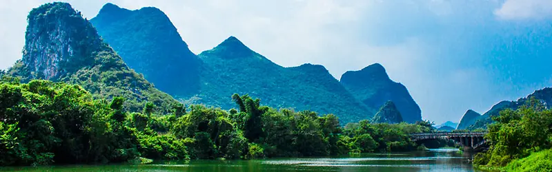 唯美风景淘宝海报