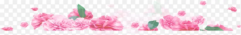 粉色手绘唯美花朵
