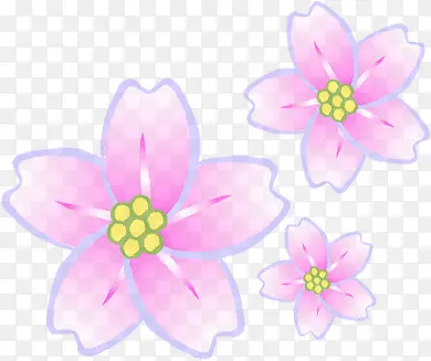 粉色唯美浪漫花朵桃花