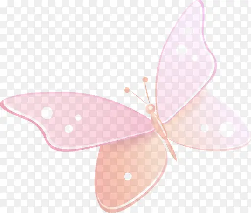 粉色手绘唯美蝴蝶