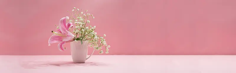 粉色可爱花朵唯美