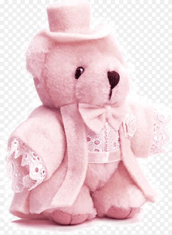 粉色唯美小熊图片