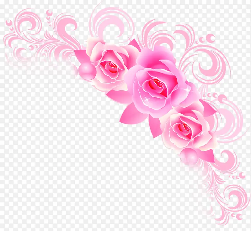 粉色唯美浪漫花朵