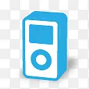 蓝色发光ipod