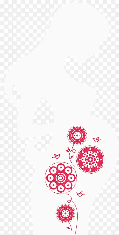白色孕妇