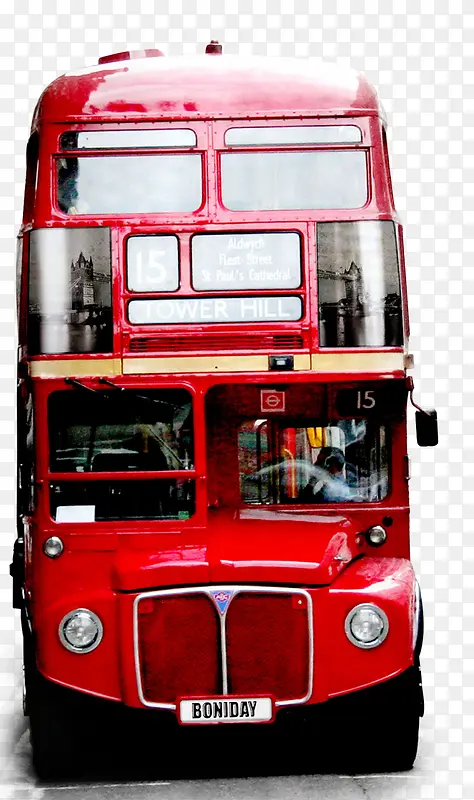 英伦风格公车素材