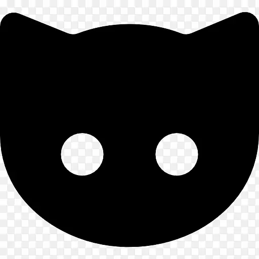 猫脸黑图标