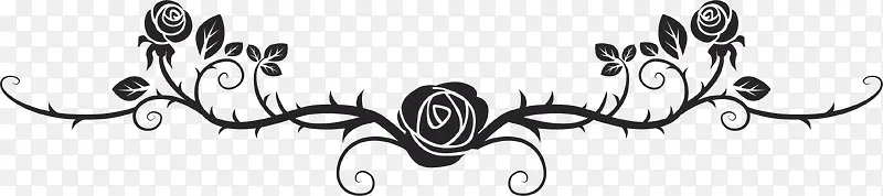 玫瑰花边花纹底纹