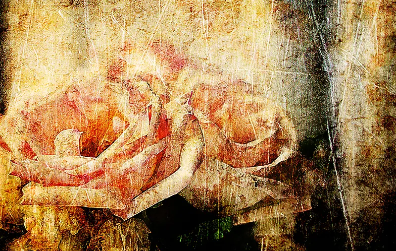 复古花朵花卉壁纸背景