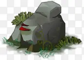手绘石块