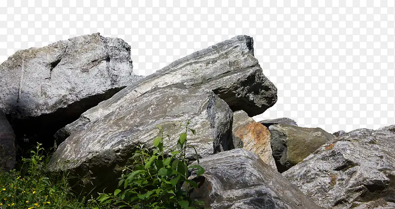 岩石免抠岩石石头