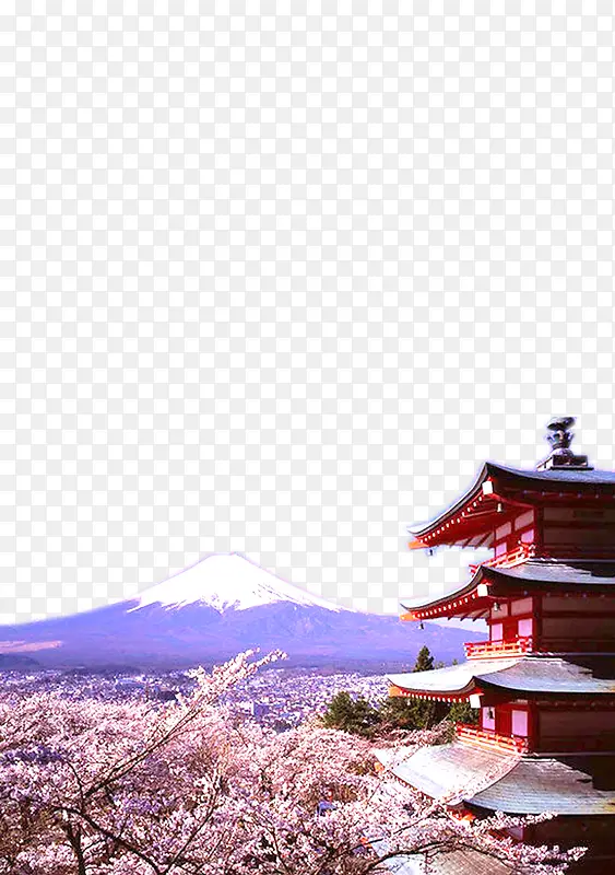 日本富士山建筑物