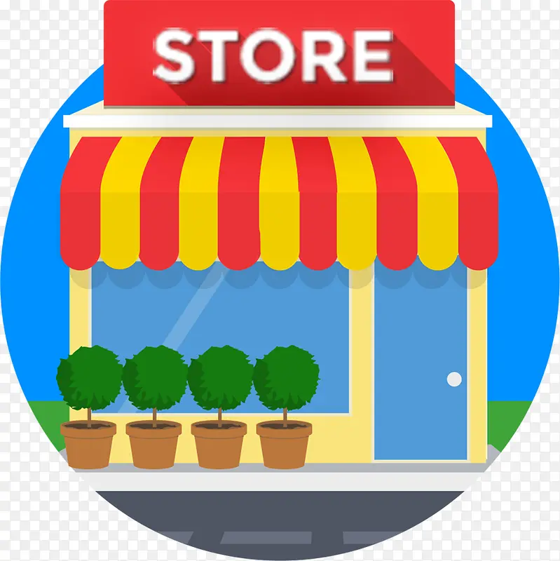 卡通商店店面图标设计PNG图片素材下载_图片编号ylbgrwep-免抠素材网