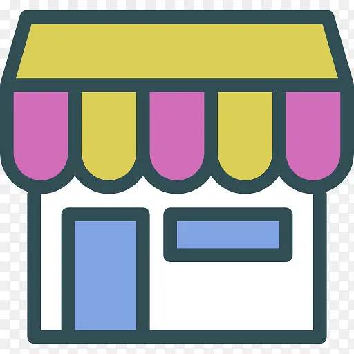 彩色商店标志设计图标PNG图片素材下载_图片编号qlbgrmlw-免抠素材网