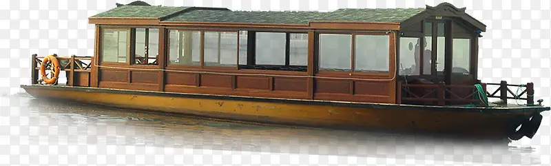 木质古式船
