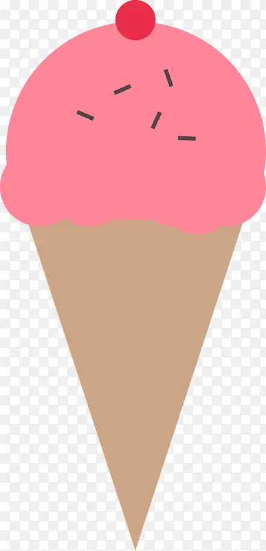 矢量扁平化冰淇淋