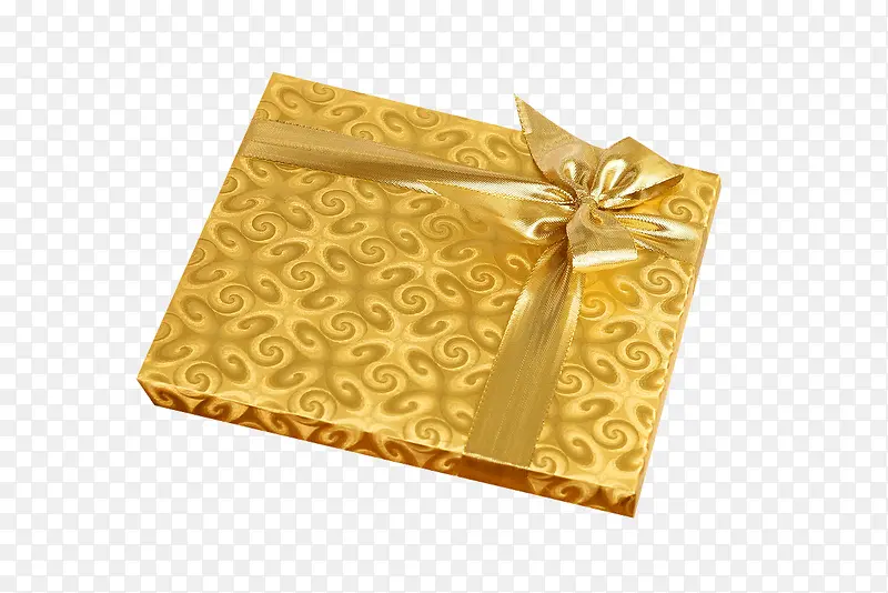 金色花纹包装礼盒