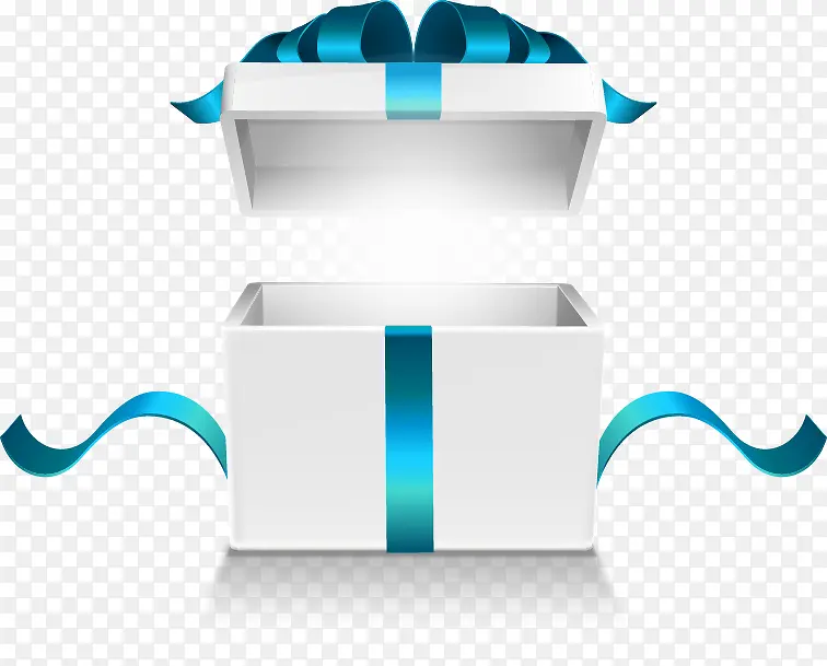 创意手绘合成礼物包装礼品盒