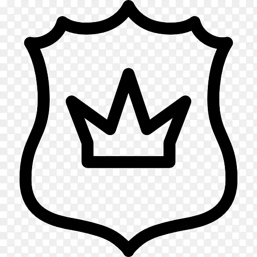 盾与Queen Crown 图标