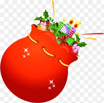 手绘红色新年礼包
