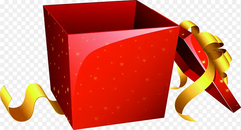 质感创意红色的礼盒包装