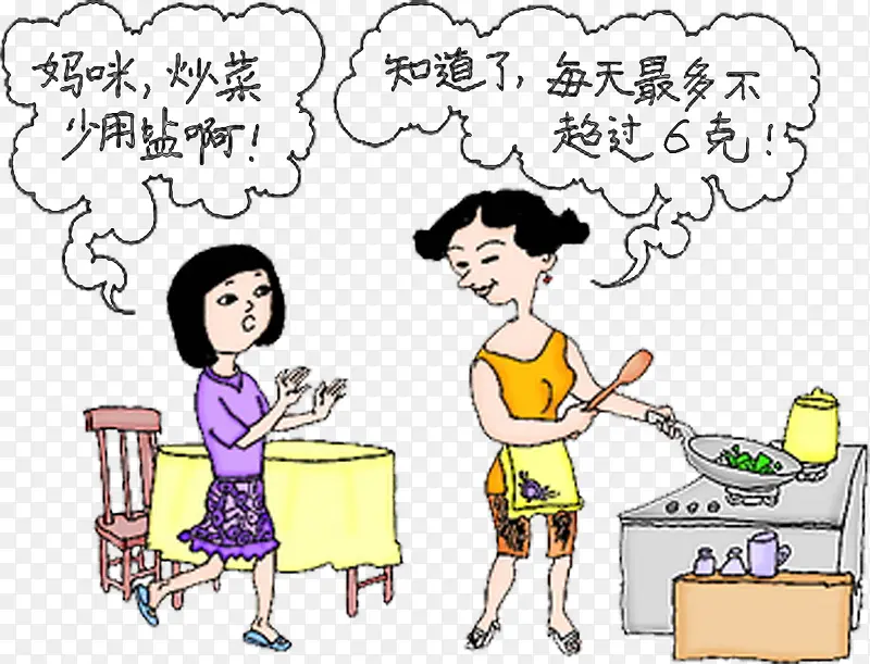 健康生活漫画养生