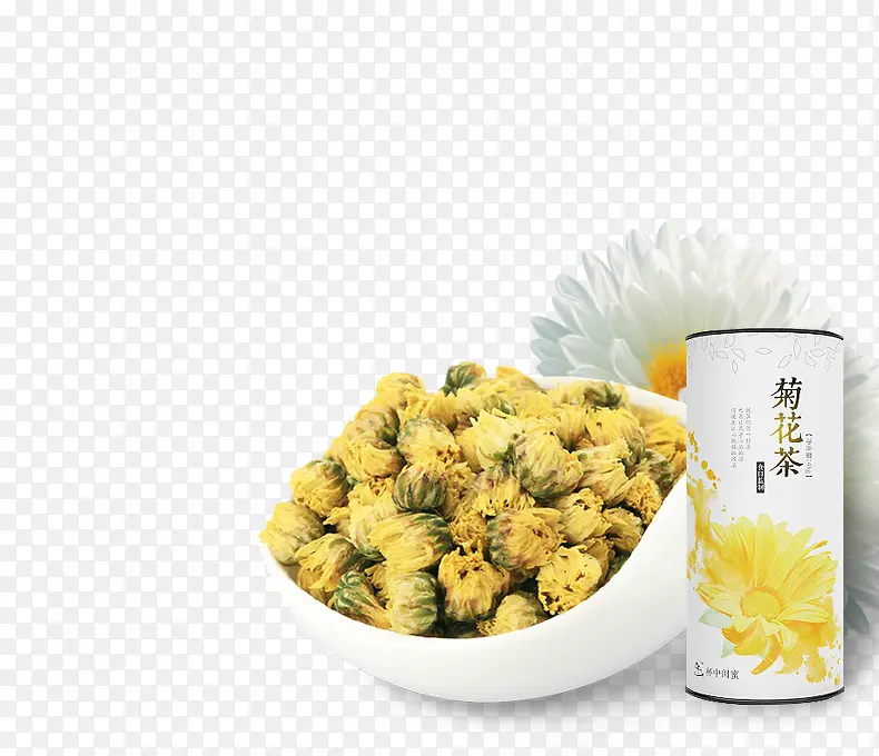 黄色菊花茶胎菊
