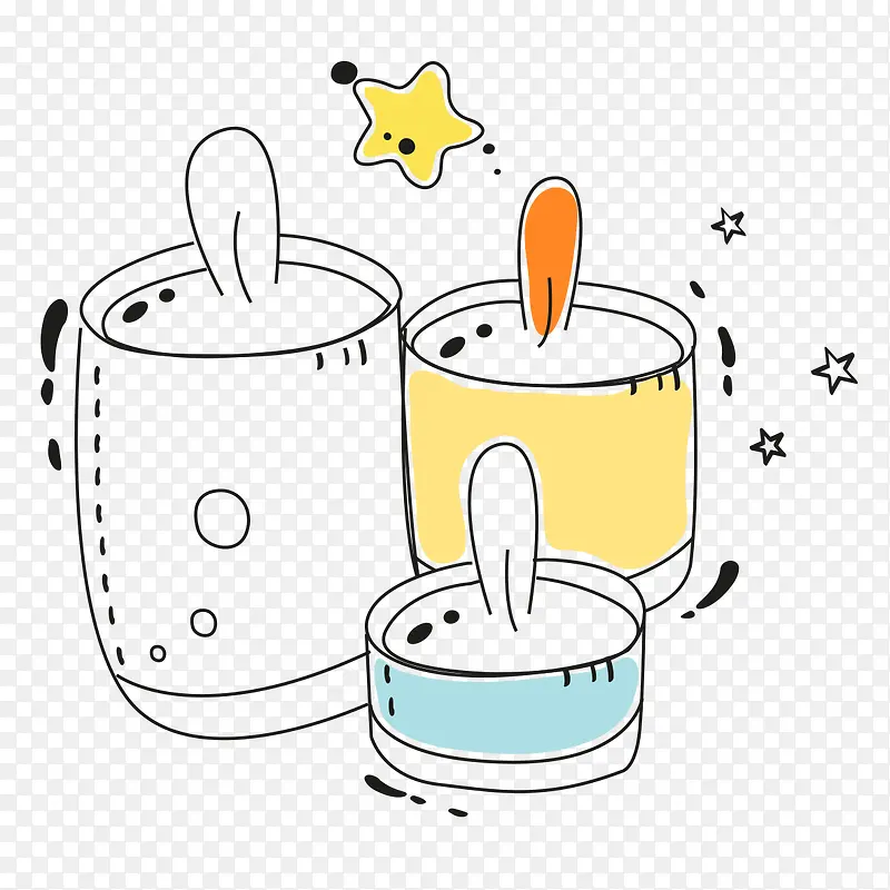 手绘玻璃杯