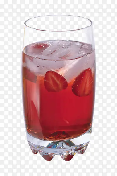可口的草莓饮料