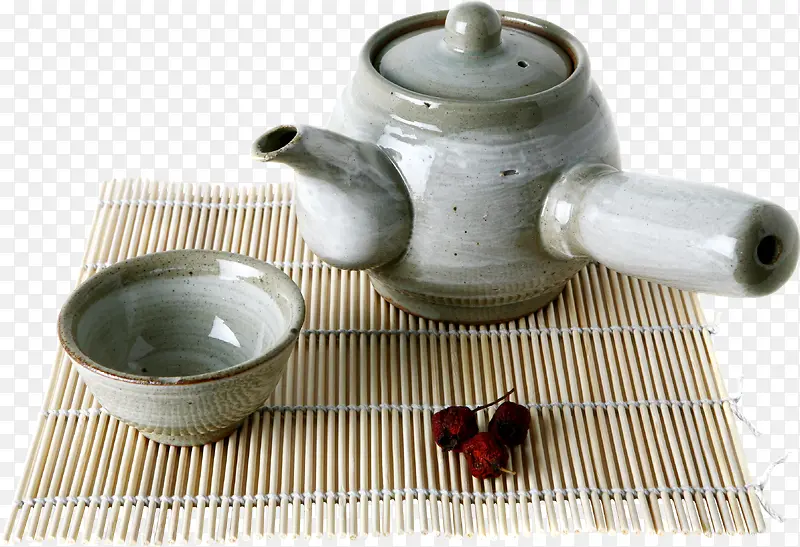 古典茶叶瓷器红果