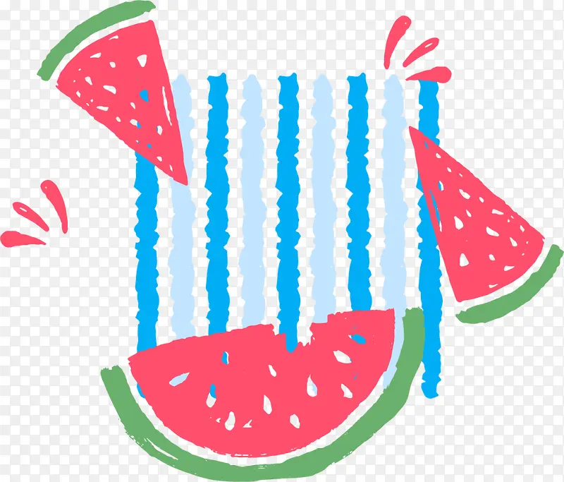 夏季水果西瓜装饰