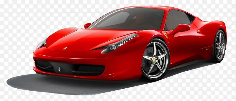 红色汽车模型