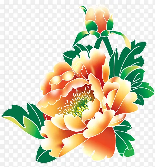 中国风装饰花