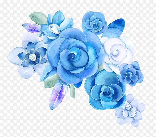 手绘花朵