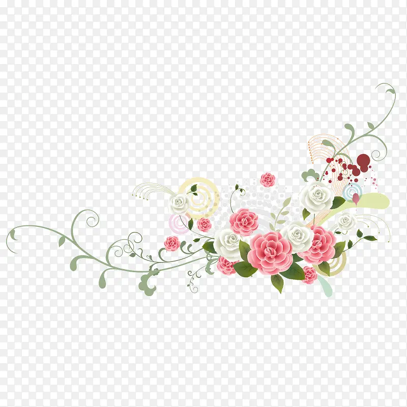 牡丹花装饰