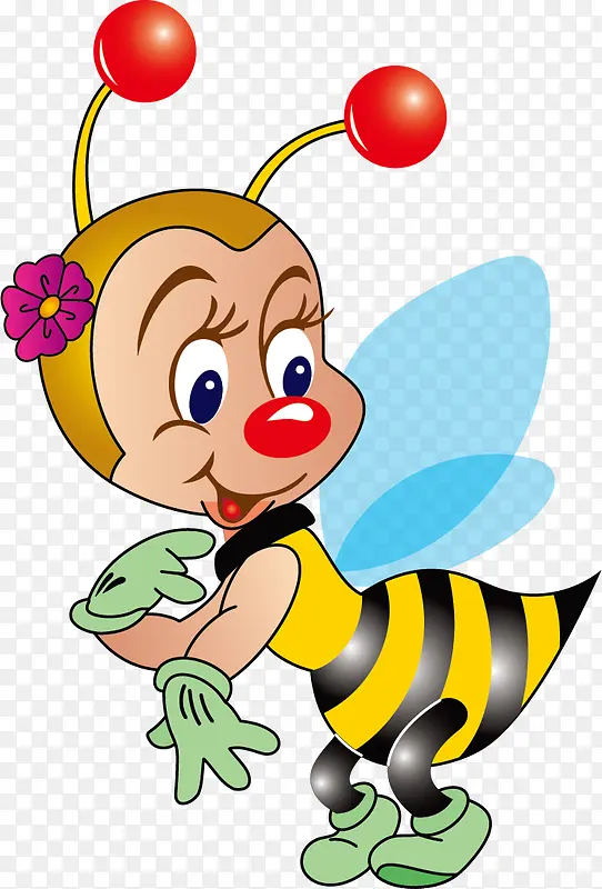 卡通小蜜蜂