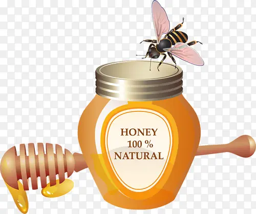 蜂蜜罐子免抠