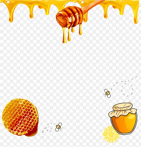 蜂蜜蜂巢蜜罐