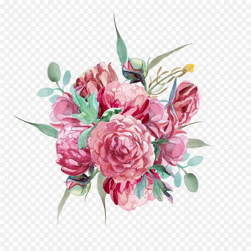 手绘花卉