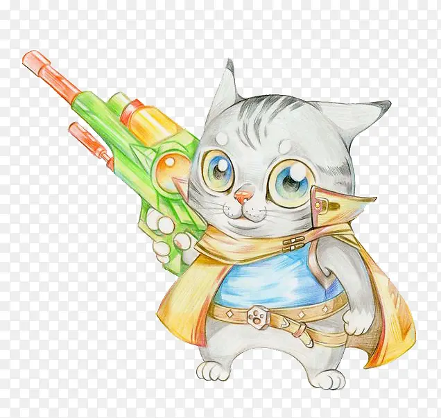 彩铅猫咪