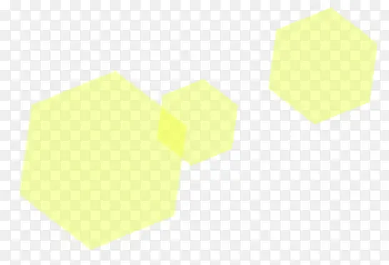 黄色多边形效果设计