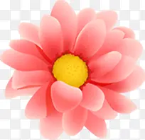 粉色多层花朵艺术