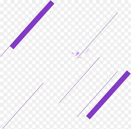 紫色卡通线条多款