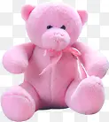 粉色可爱小熊娃娃