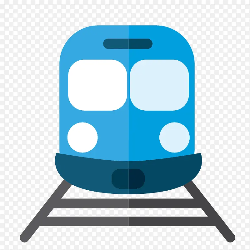 蓝色火车