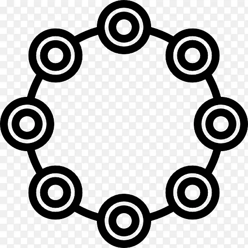 圆圆轮廓界面圆形符号图标