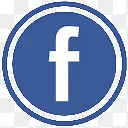 圆形社交媒体PNG图标网页图标facebook