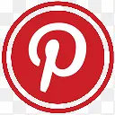 圆形社交媒体PNG图标网页图标p