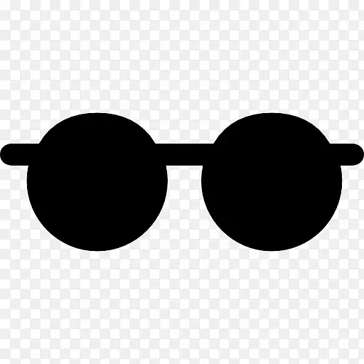 圆形的太阳眼镜图标
