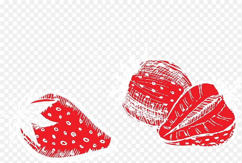 简约红色草莓